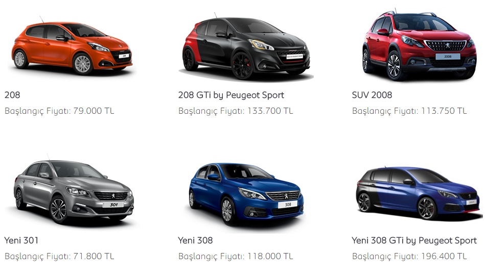 2018 Nisan Ayı Peugeot 0 Araç Fiyat Listesi ve Kampanya Detayları