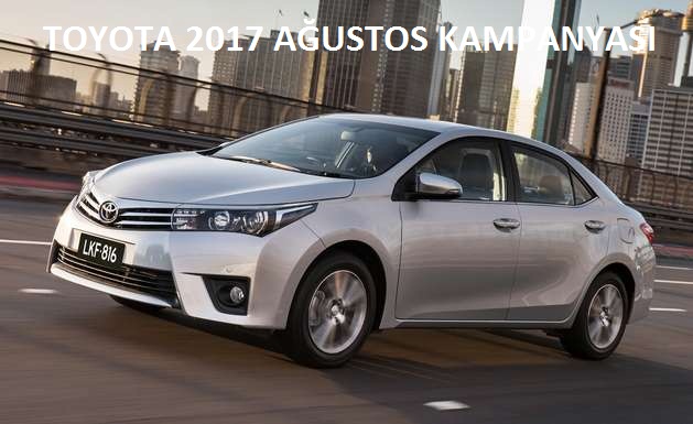 2017 Toyota Corolla Kampanya ve Corolla fiyat listesi