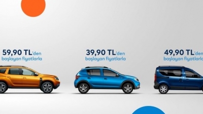 2019 Yılı Nisan Ayı Dacia Kampanyası