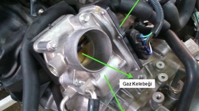 Gaz Kelebeği Arızası, Tıkanması, Gaz Kelebeği Kurum Bağlama,...