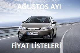 Toyota Ağustos Fiyat Listesi 2018 Ve Kampanya Detayları