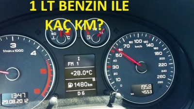 1 Lt Benzin Kaç Km Yol Gider?
