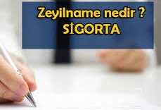 Trafik Sigortası Zeyil İşlemi Nedir?