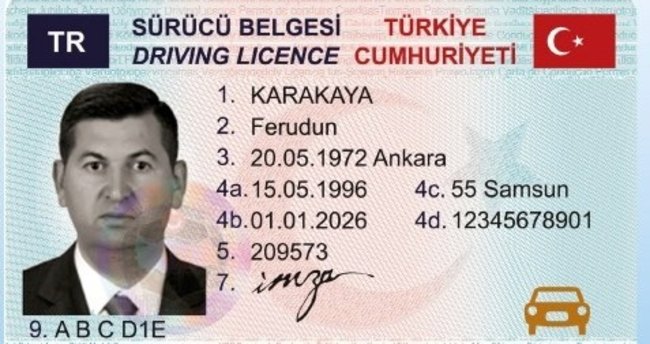 2019 Yılı Sürücü Belgesi Başvuru Ücretleri