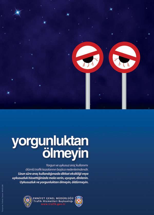 En güzel Trafik Afişleri